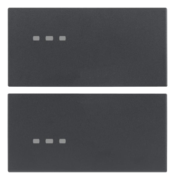 VIMAR SPA - VIW20752 DUE MEZZI TASTI 2M NEUTRO PERS. GRIGIO