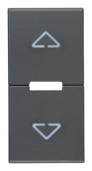 VIMAR SPA - VIW20755.2 DUE MEZZI TASTI 1M SIMBOLI FRECCE GRIGIO