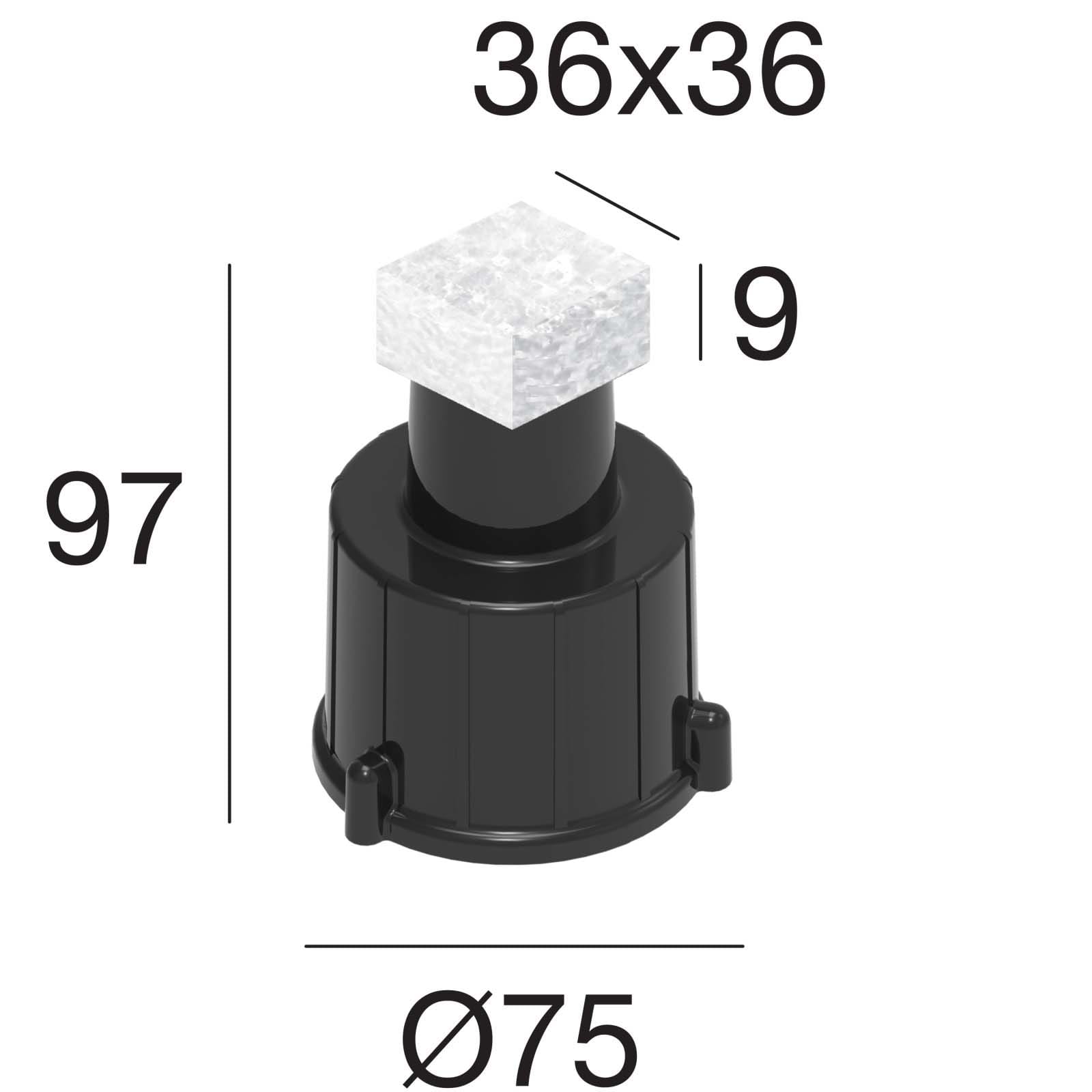 LINEA LIGHT (ILED) - ILDC-C100001 CAS ABS D75H80MM ZZZ Z