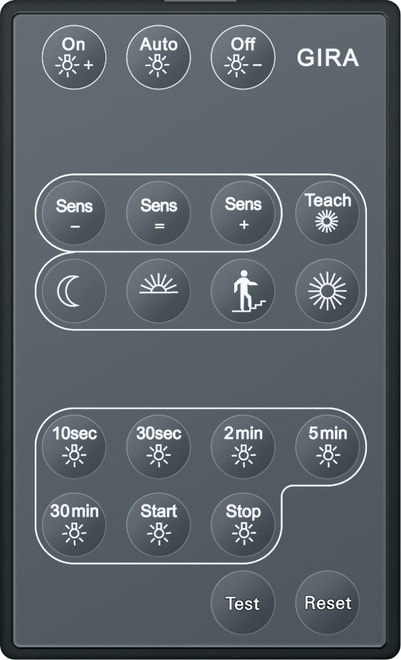 GIRA - GIR211500 TELECOMANDO IR PIR KNX ACCESSORI