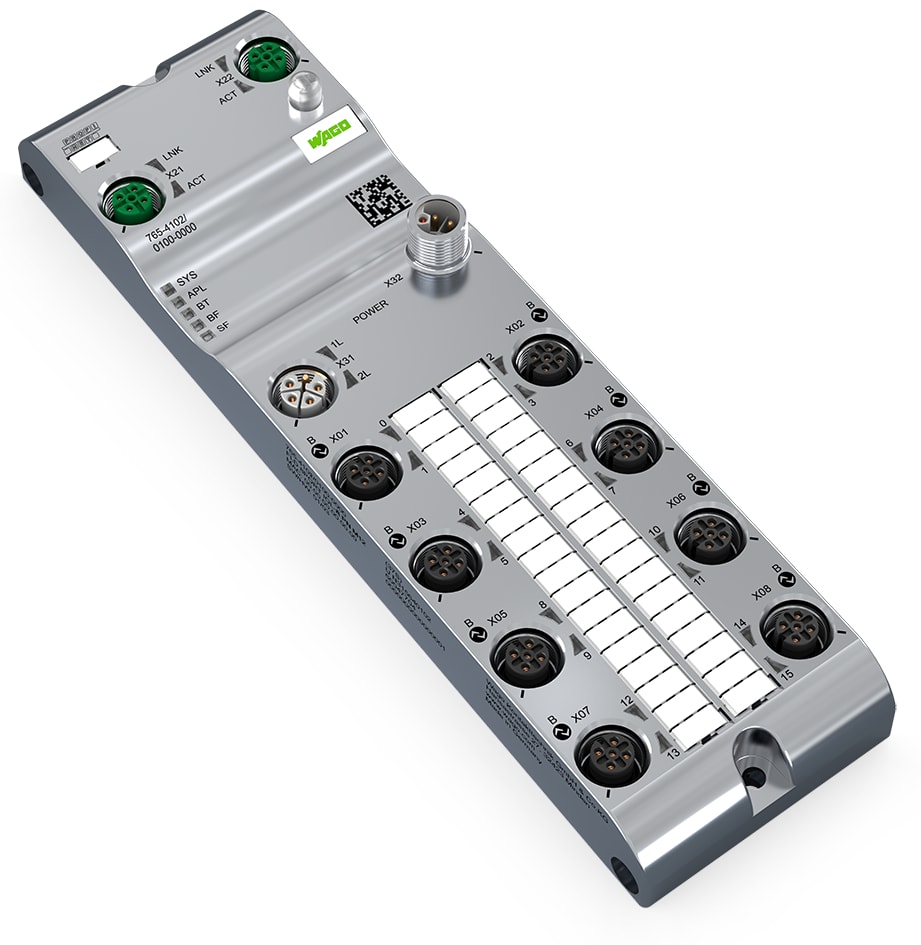 WAGO ITALIA SRL - WAG765-4202/100-000 8PORT IOL-B EC DC 24 V / 2,0 A