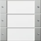 GIRA - GGI2133600 SET BIL. 3-M CT SYSTEM 55 TRASP./ACCIAIO