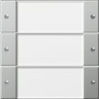 GIRA - GGI2133600 SET BIL. 3-M CT SYSTEM 55 TRASP./ACCIAIO