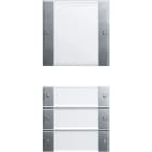 GIRA - GIR213426 SETBIL.4-M(1+3)CTSYSTEM55TRASP./C.AL