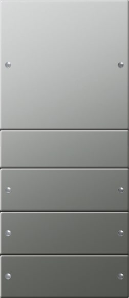 GIRA - GGI2134601 SET BIL. 4-M (1+3) SYSTEM 55 ACCIAIO INO