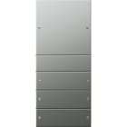 GIRA - GGI2134601 SET BIL. 4-M (1+3) SYSTEM 55 ACCIAIO INO