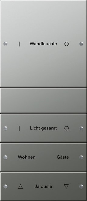 GIRA - GIR2134602 SET INTERRUTT. BILANC. 4X (1+3) SCRIVIB.