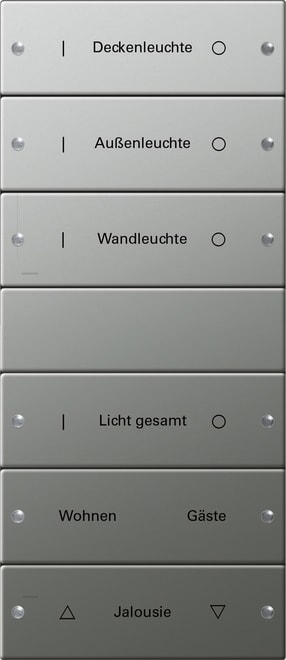 GIRA - GIR2136602 SET BIL. 6-M (3+3) SCRIV.