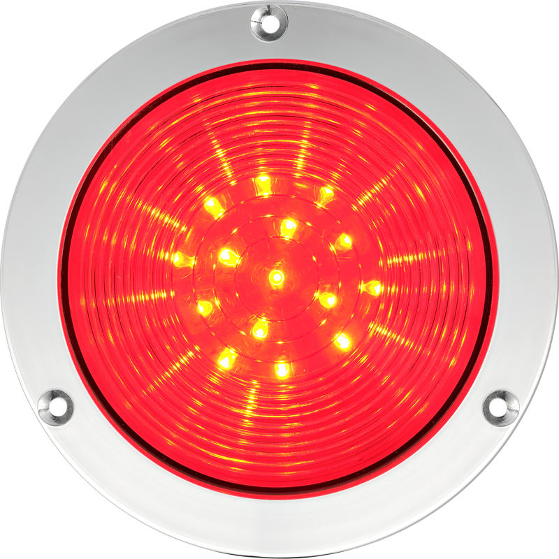 SIRENA - SIR21415 R4 LED RED       V24DAC CHROME