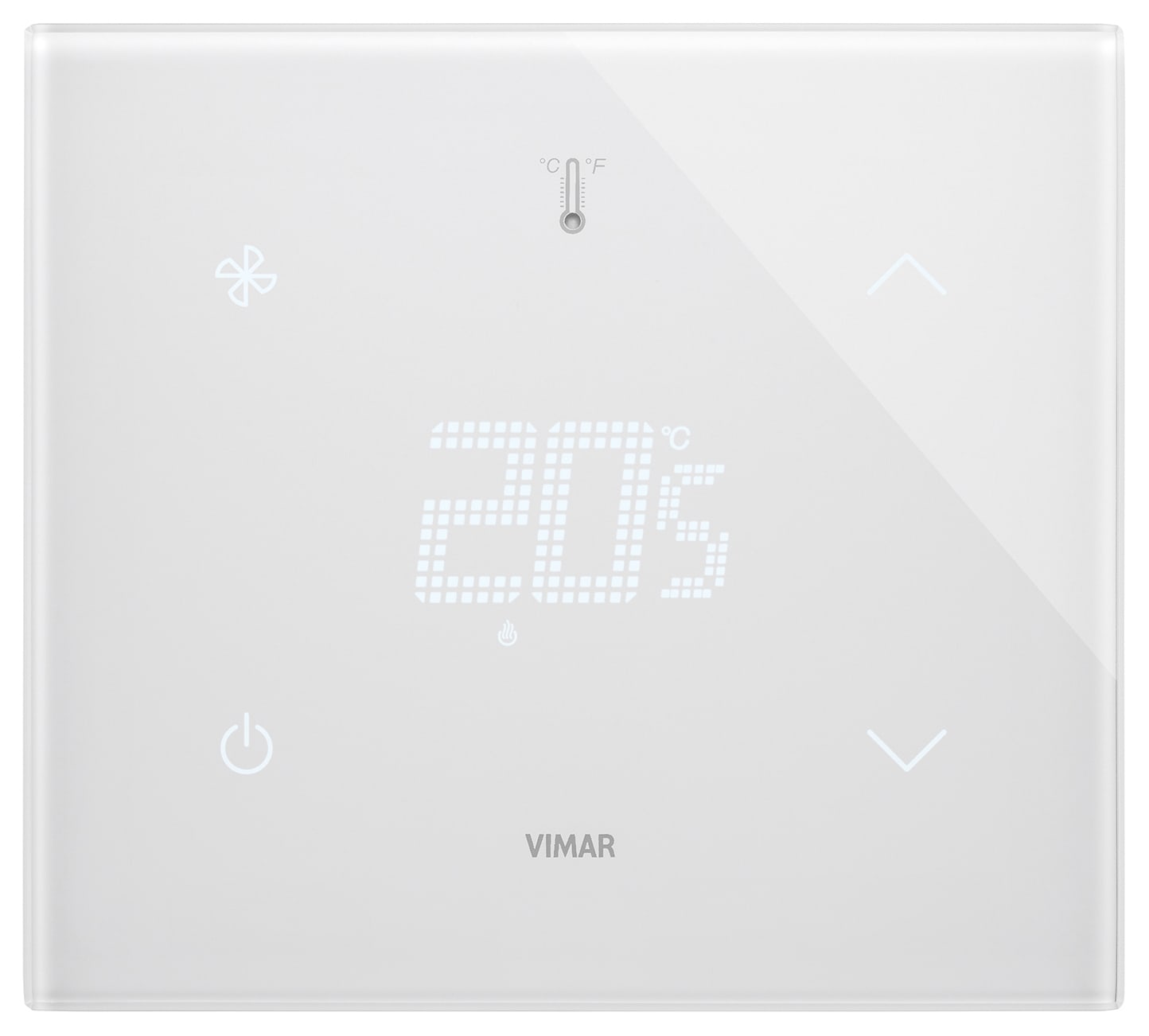 VIMAR SPA - VIW21514.F.70 TERMOSTATO DOMOTICO FAN 2M B.CO DIAMANTE