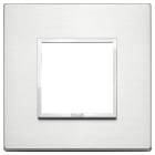 VIMAR SPA - VIW21642.01 PLACCA 2M ALLUMINIO BRILLANTE