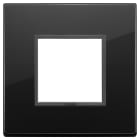 VIMAR SPA - VIW21642.88 PLACCA 2M NERO TOTALE DIAMANTE