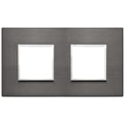 VIMAR SPA - VIW21643.03 PLACCA 4M (2+2) INT71 GRIGIO LAVA