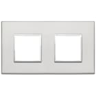 VIMAR SPA - VIW21643.07.01 PLACCA 4M (2+2) INT71 ARGENTO