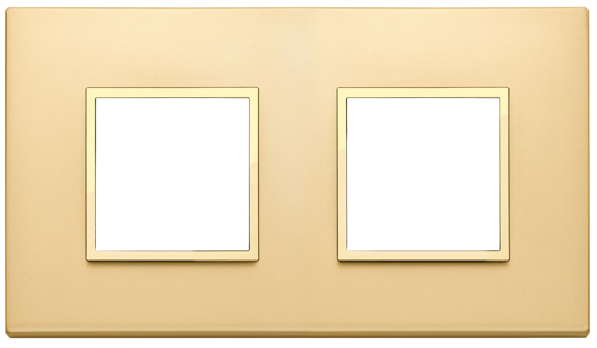 VIMAR SPA - VIW21643.G10 PLACCA 4M(2+2) INT71 ORO TOTALE SATINATO