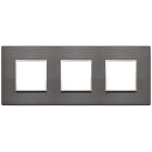 VIMAR SPA - VIW21644.03 Placca 6M (2+2+2) int71 grigio lava