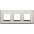 VIMAR SPA - VIW21644.04 PLACCA 6M (2+2+2) INT71 BRONZO CHIARO