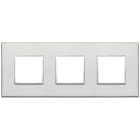 VIMAR SPA - VIW21644.07.01 PLACCA 6M (2+2+2) INT71 ARGENTO