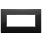 VIMAR SPA - VIW21649.88 PLACCA 5M BS NERO TOTALE DIAMANTE