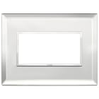 VIMAR SPA - VIW21654.72 PLACCA 4M ARGENTO GHIACCIO