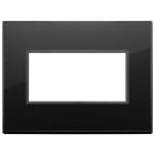 VIMAR SPA - VIW21654.88 PLACCA 4M NERO TOTALE DIAMANTE
