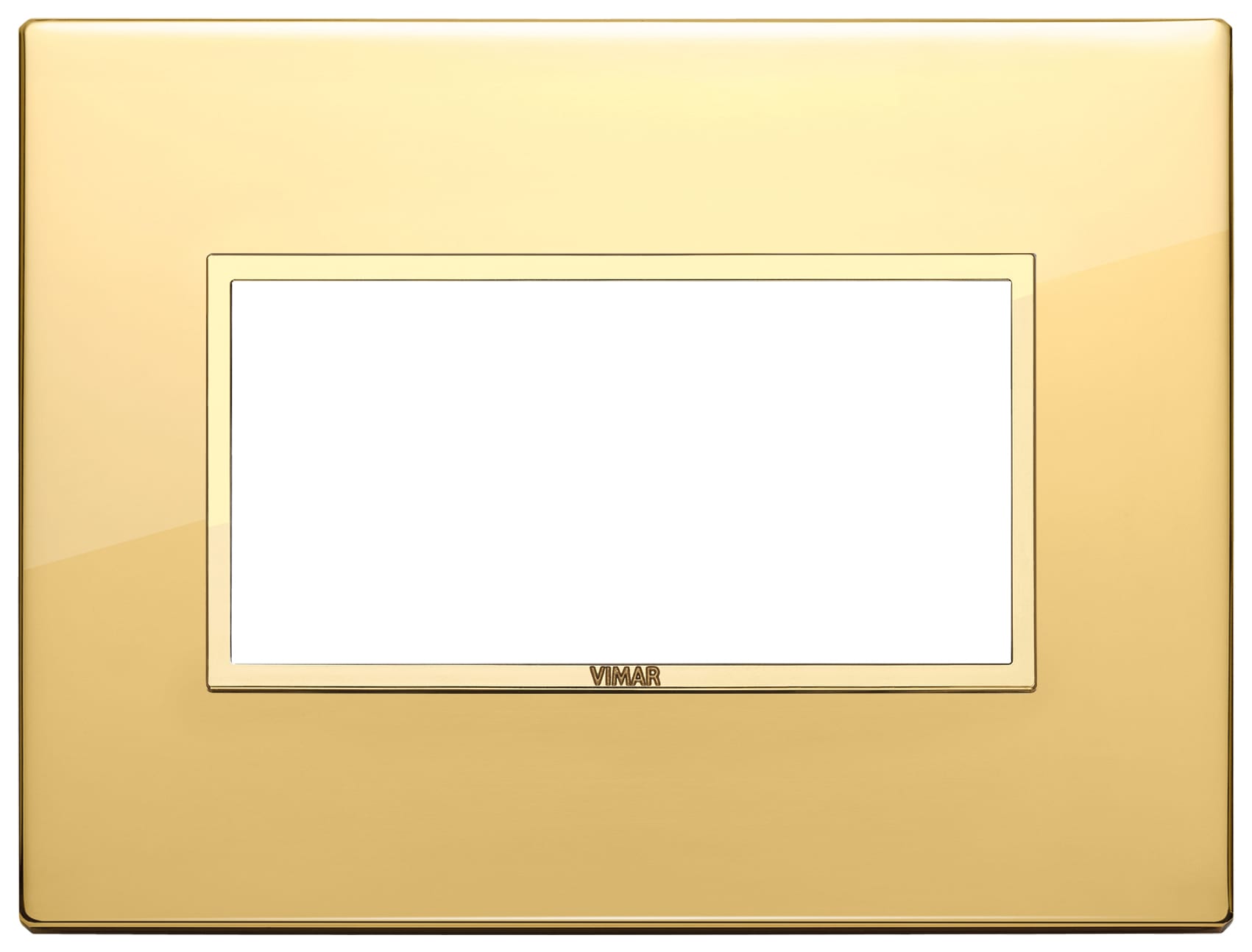 VIMAR SPA - VIW21654.G09 PLACCA 4M ORO TOTALE LUCIDO