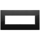 VIMAR SPA - VIW21657.88 PLACCA 7M NERO TOTALE DIAMANTE