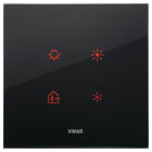VIMAR SPA - VIW21662.76 PLACCA 2M NERO DIAMANTE