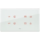 VIMAR SPA - VIW21667.71 Placca 5MBS (2+blank+2) acqua