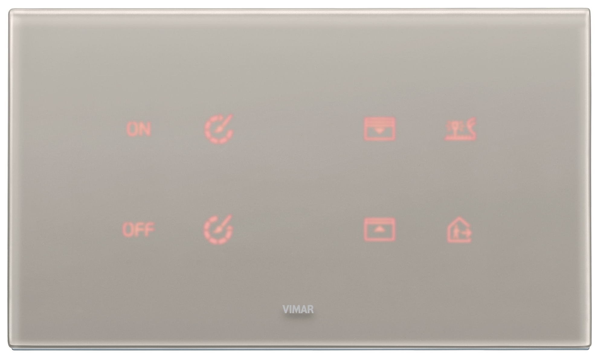 VIMAR SPA - VIW21667.73 PLACCA 5MBS (2+BLANK+2) GRIGIO PERLA