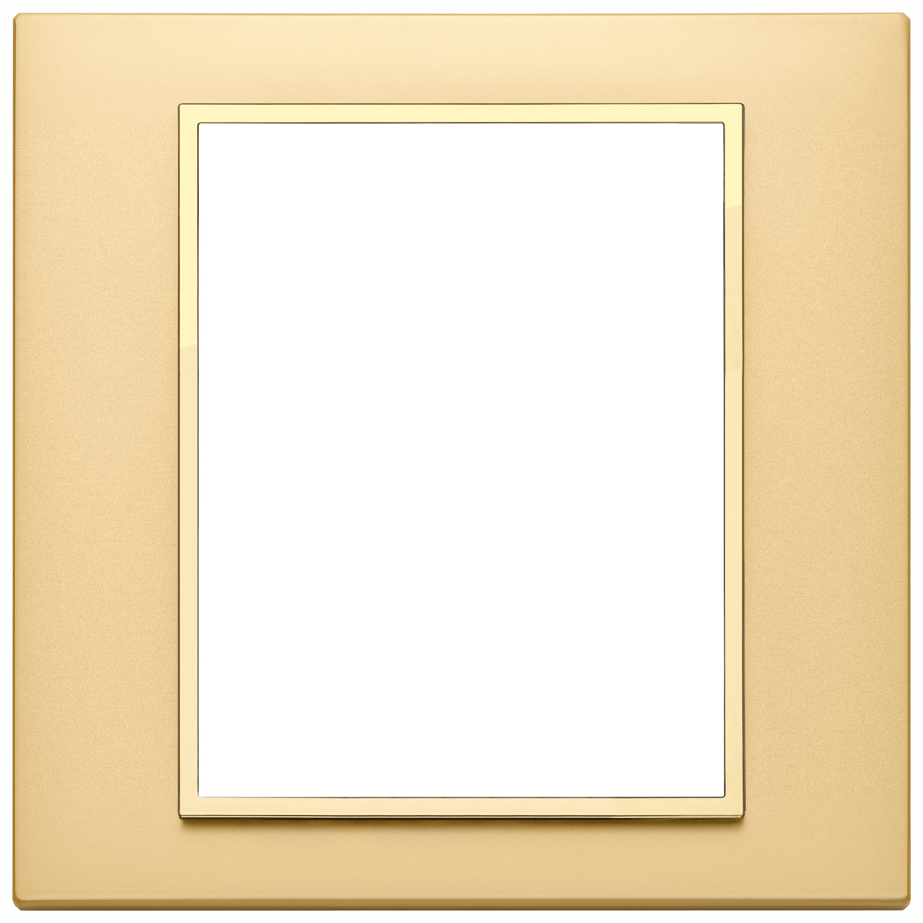 VIMAR SPA - VIW21668.G10 PLACCA 8M ORO TOTALE SATINATO