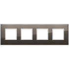 VIMAR SPA - VIW21669.06 PLACCA 8M (2+2+2+2) INT71 NERO ZAFFIRO