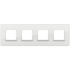 VIMAR SPA - VIW21669.70 PLACCA 8M (2+2+2+2)INT71 BIANCO DIAMANTE
