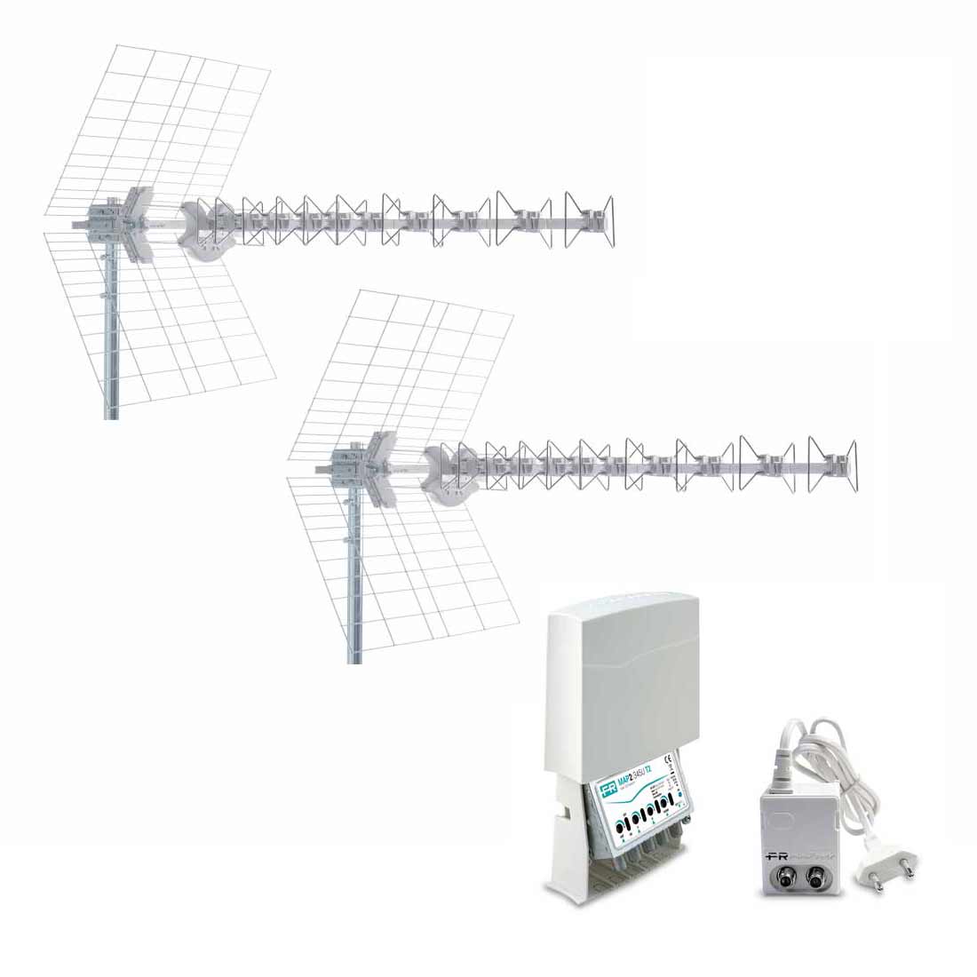 FRACARRO - FRA217979 KIT 16 5G T2 2XBLU10 5G+MAP3R3UU+M12P