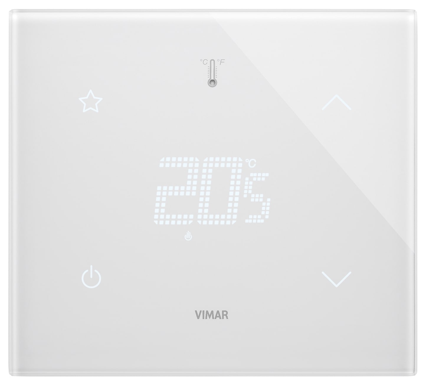 VIMAR SPA - VIW21814.S.70 TERMOSTATO KNX STAR 2M B.CO DIAMANTE