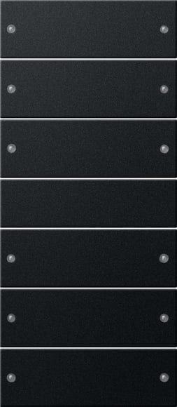 GIRA - GGI2186005 SET BIL. 6-M (3+3) SYSTEM 55 NERO O(VERN