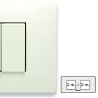 MASTER SRL - MST21MX102-2 MIX PLACCA 2+2 POSTI BIANCO ASPEN