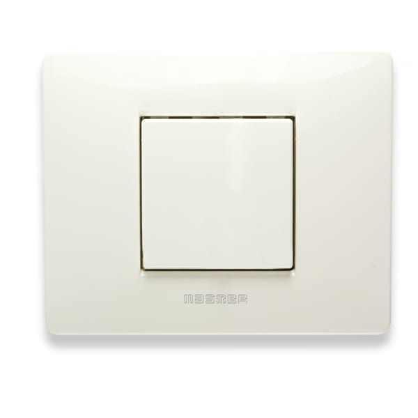 MASTER SRL - MST21MX102 MIX PLACCA 2 POSTI BIANCO ASPEN