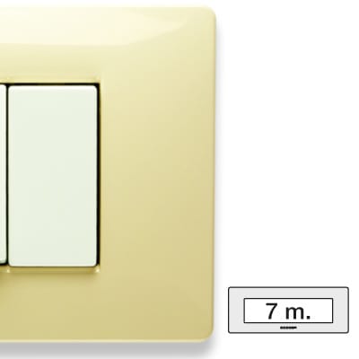 MASTER SRL - MST21MX127 MIX PLACCA 7 POSTI BIANCO PARIGI