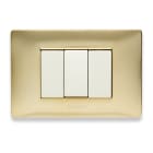 MASTER SRL - MST21MX243 MIX PLACCA 3 POSTI ORO KARAT