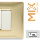 MASTER SRL - MST21MX244 MIX PLACCA 4 POSTI ORO KARAT