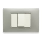 MASTER SRL - MST21MX253 MIX PLACCA 3 POSTI GREY MOON