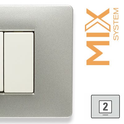 MASTER SRL - MST21MX262 MIX PLACCA 2 POSTI ALUMINIUM