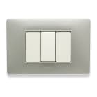 MASTER SRL - MST21MX263 MIX PLACCA 3 POSTI ALUMINIUM