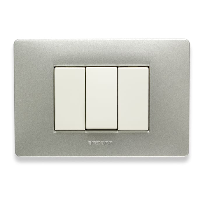 MASTER SRL - MST21MX263 MIX PLACCA 3 POSTI ALUMINIUM