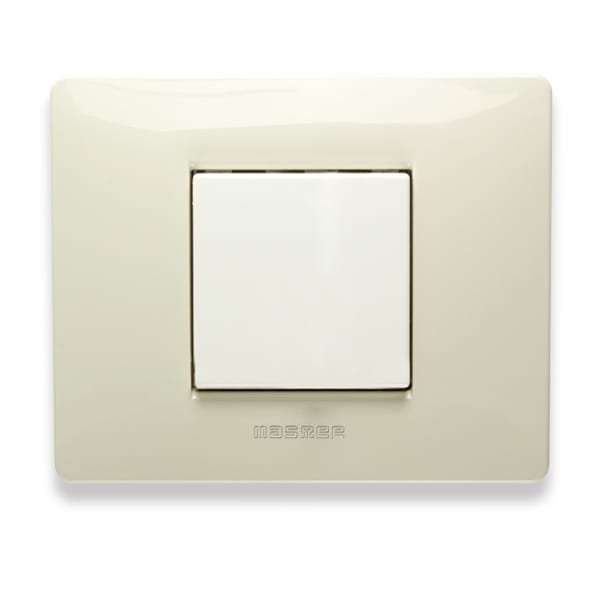 MASTER SRL - MST21MX282 MIX PLACCA 2 POSTI BIANCO SAFARI