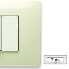 MASTER SRL - MST21MX287 MIX PLACCA 7 POSTI BIANCO SAFARI