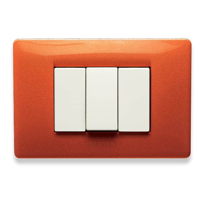 MASTER SRL - MST21MX333 F.PROD. PLACCA 3 POSTI ARANCIO TIBET
