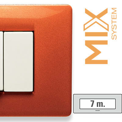 MASTER SRL - MST21MX337 MIX PLACCA 7 POSTI ARANCIO TIBET