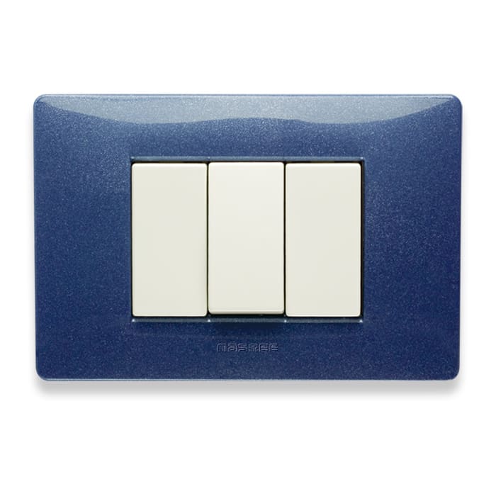 MASTER SRL - MST21MX353 MIX PLACCA 3 POSTI BLU VEGA